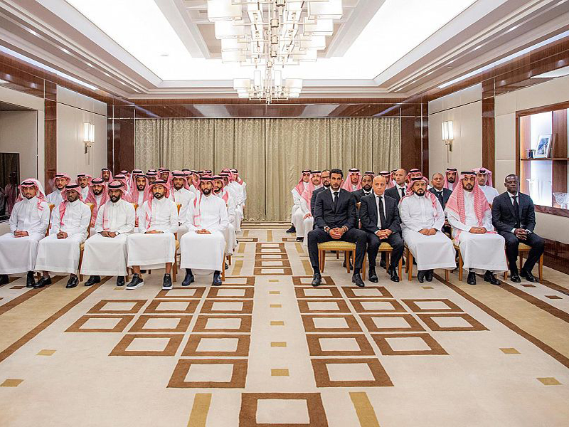 الأمير محمد بن سلمان يدعو لاعبي الأخضر إلى الاستمتاع بمباريات كأس العالم